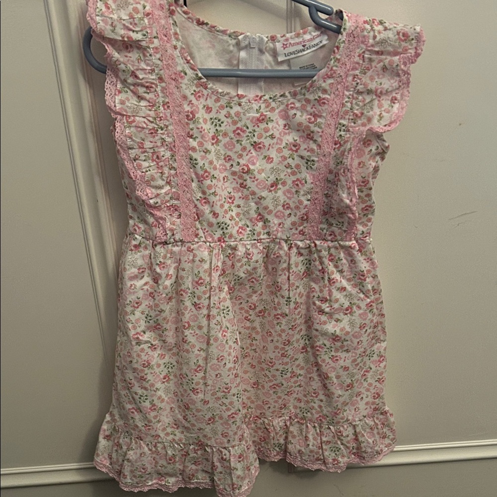 LoveShackFancy kids Pink Floral Lace Dress size 6